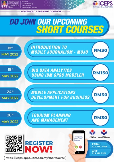 May Upcoming Short Courses